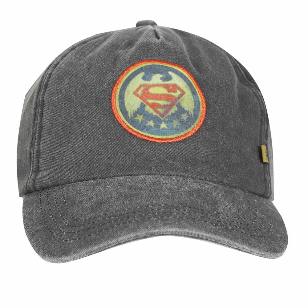 DC Comics Superman - Vintage Wash Baseball cap - Grau